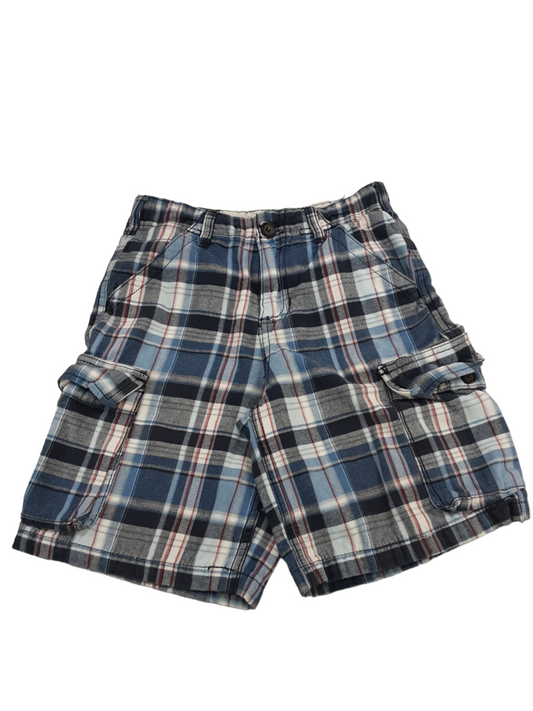 Boys plaid shorts size 8
