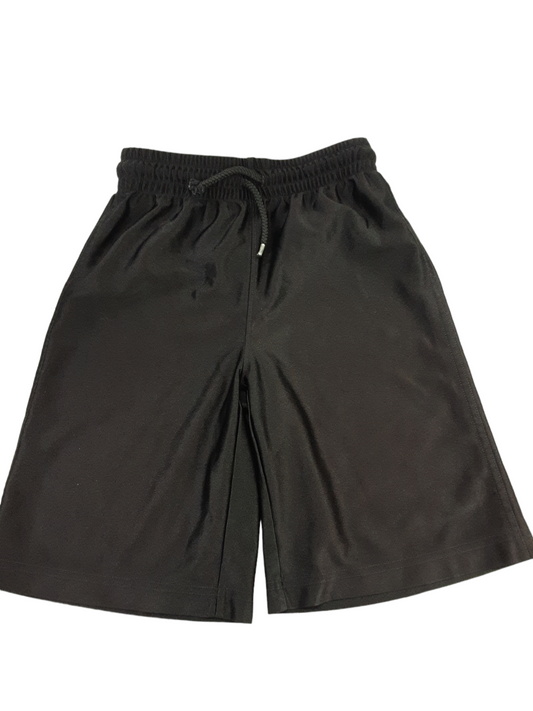 Black  pull on shorts, size 7-8