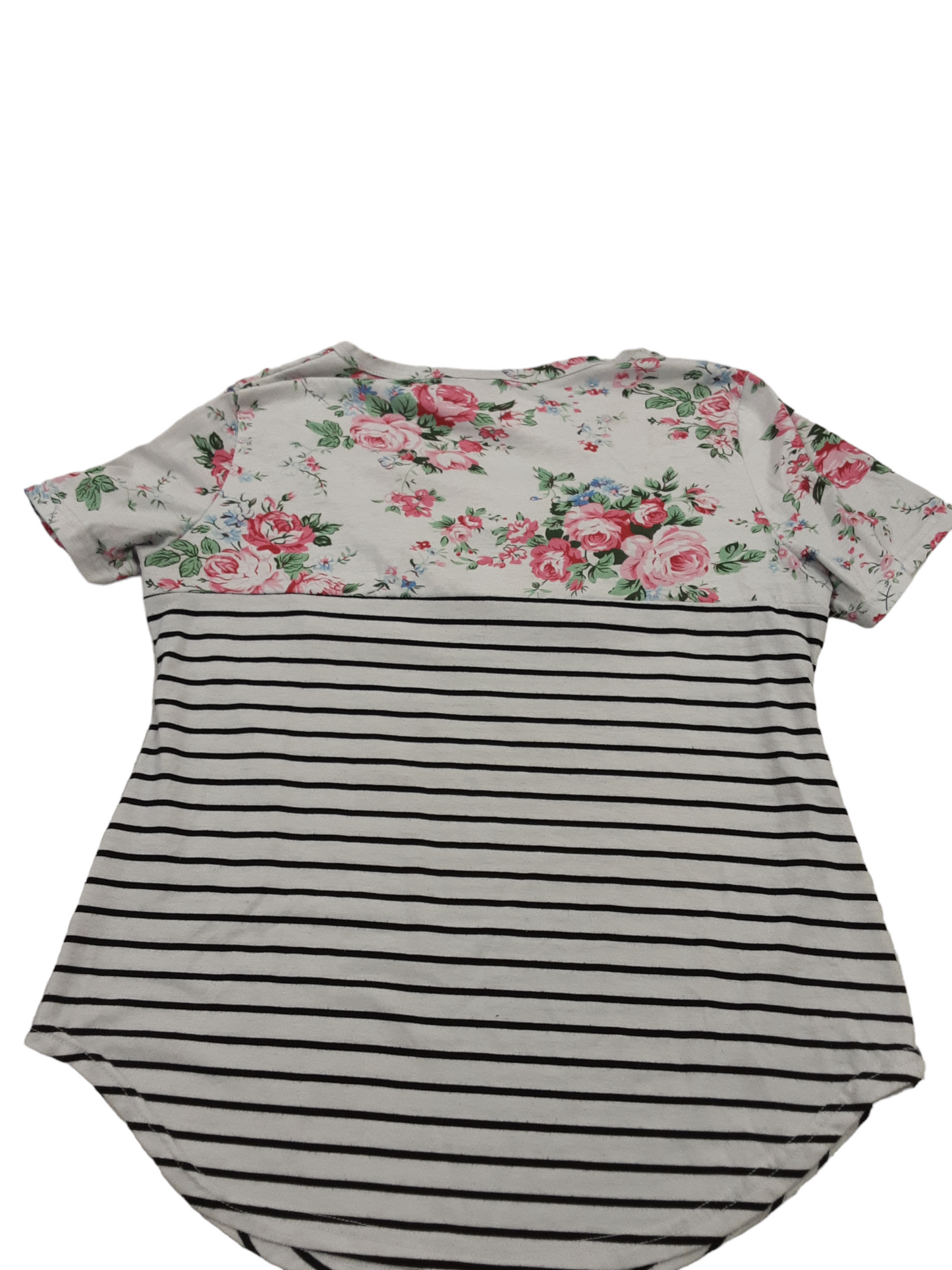 Double print Nursing friendly Maternity Top, size Large