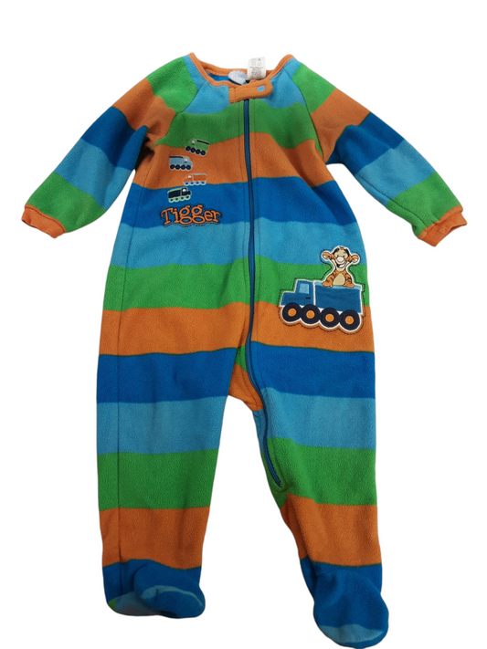 Tiger fleece sleeper,  size 12months