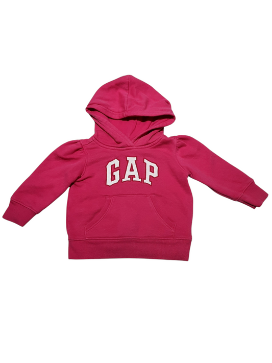 Pink Gap Hoodie, size 6-12m