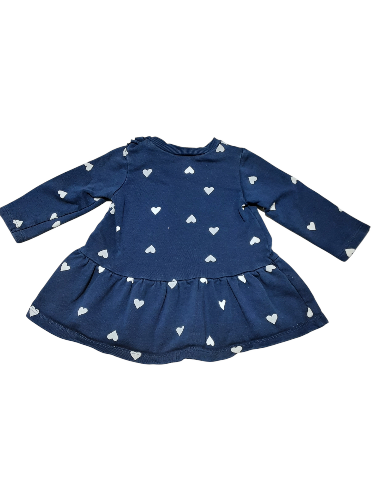 Navy Hearts Sweater, size 4-6m