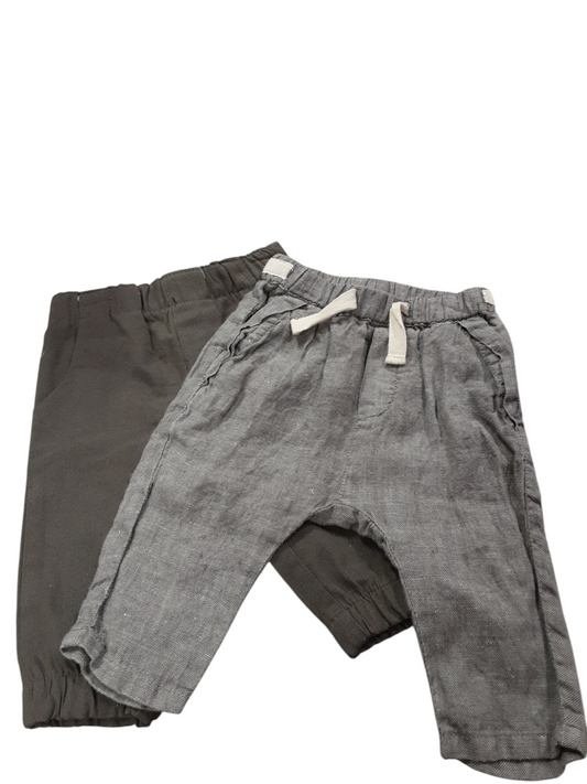 2 Pants Combo Size 3/6 Months