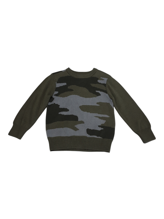 Camo pull over sweater