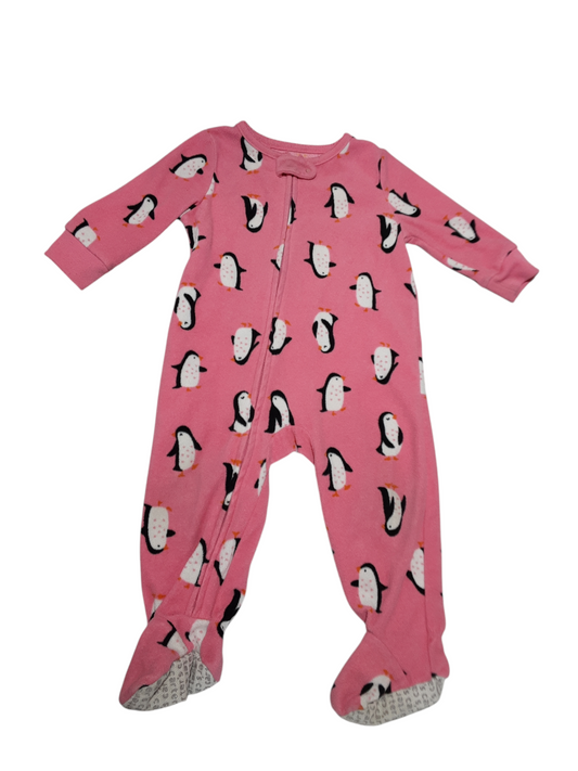 Pink penguin sleeper size 9m