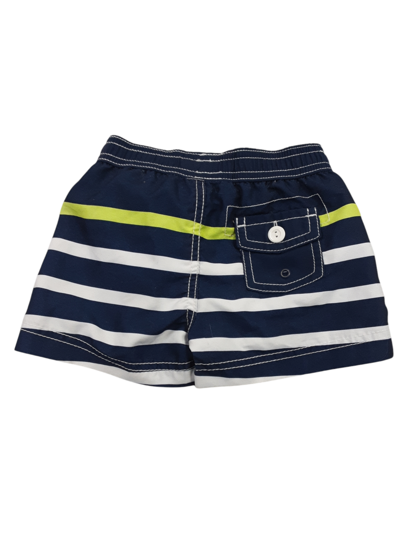 Striped swim shorts with pocket size 9months