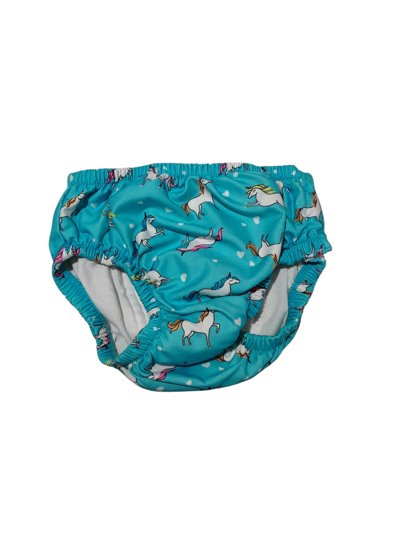 Unicorn swim diaper size 6-12m