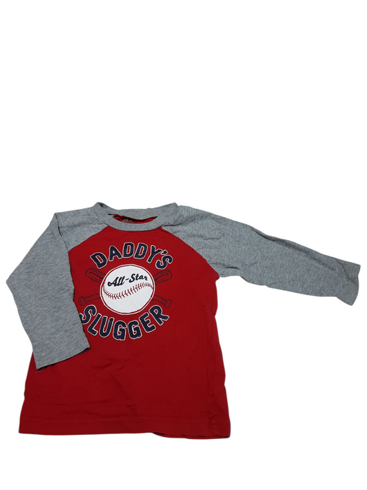 Baseball Graphic Long Sleeve Tee 18-24m