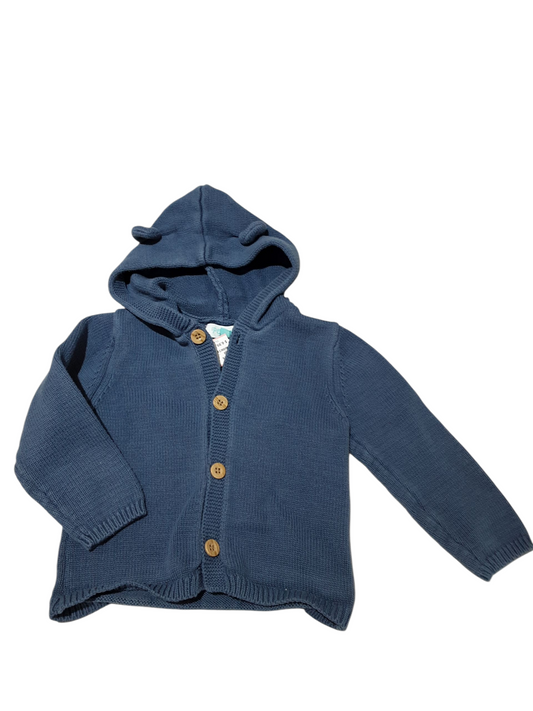 Knit Button up sweater 18m