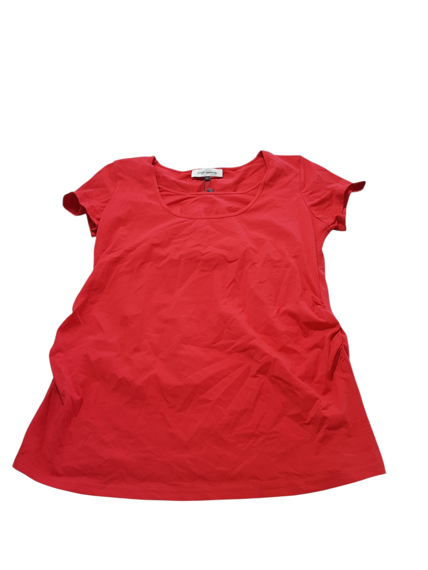 Red Maternity Tee Size Large