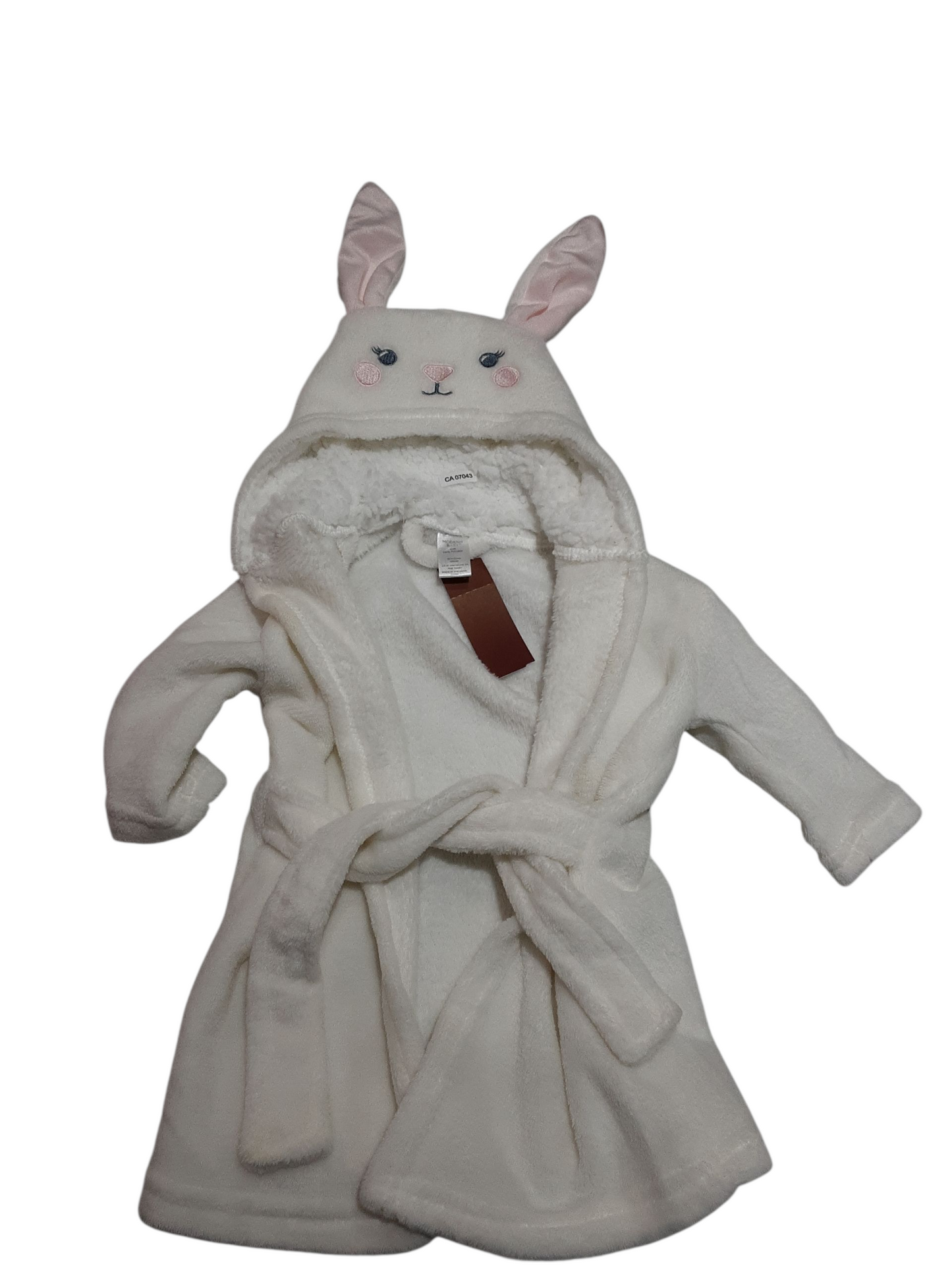 Bunny bath robe 0-9m