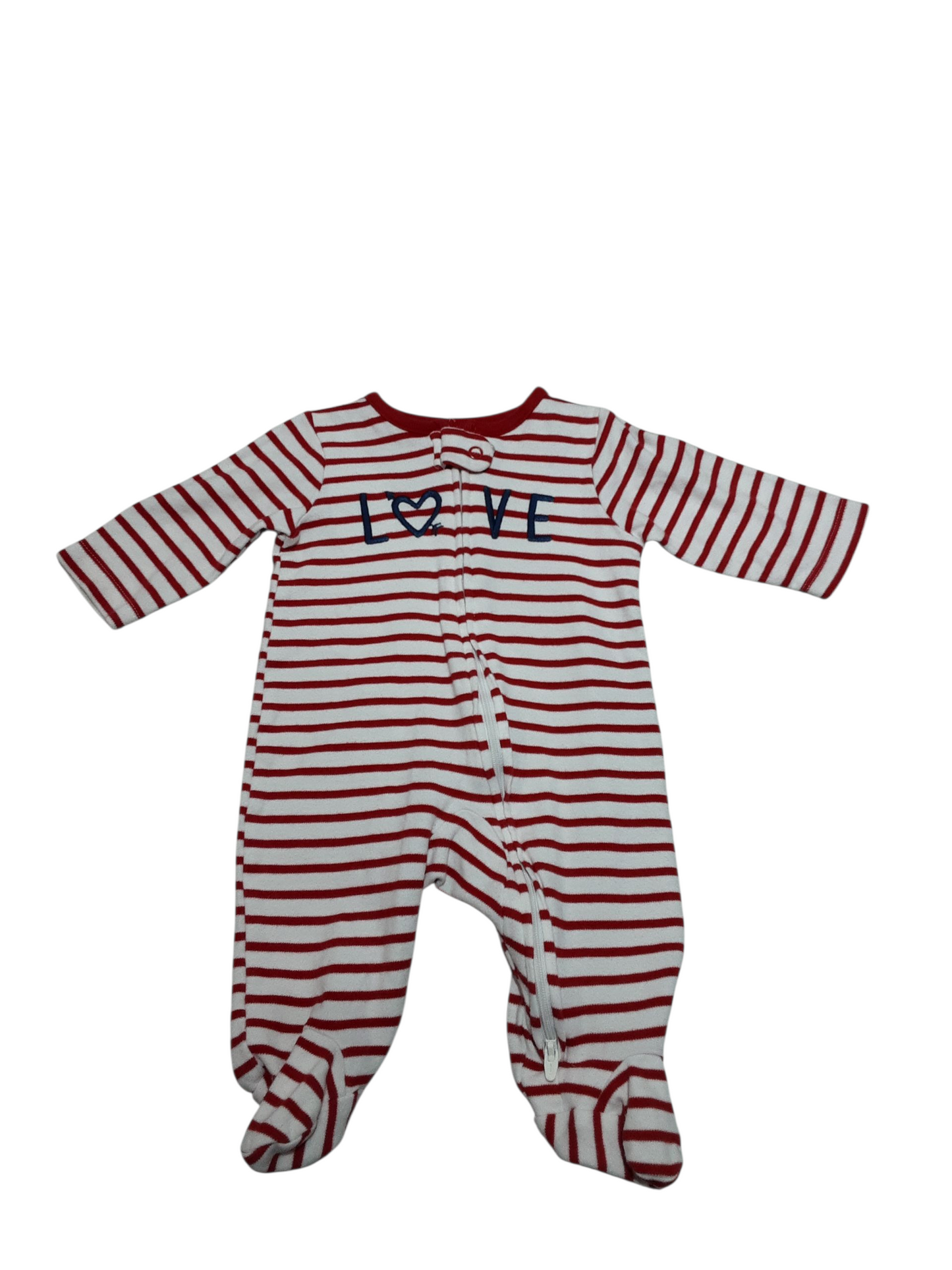 Love striped sleeper 0-3m