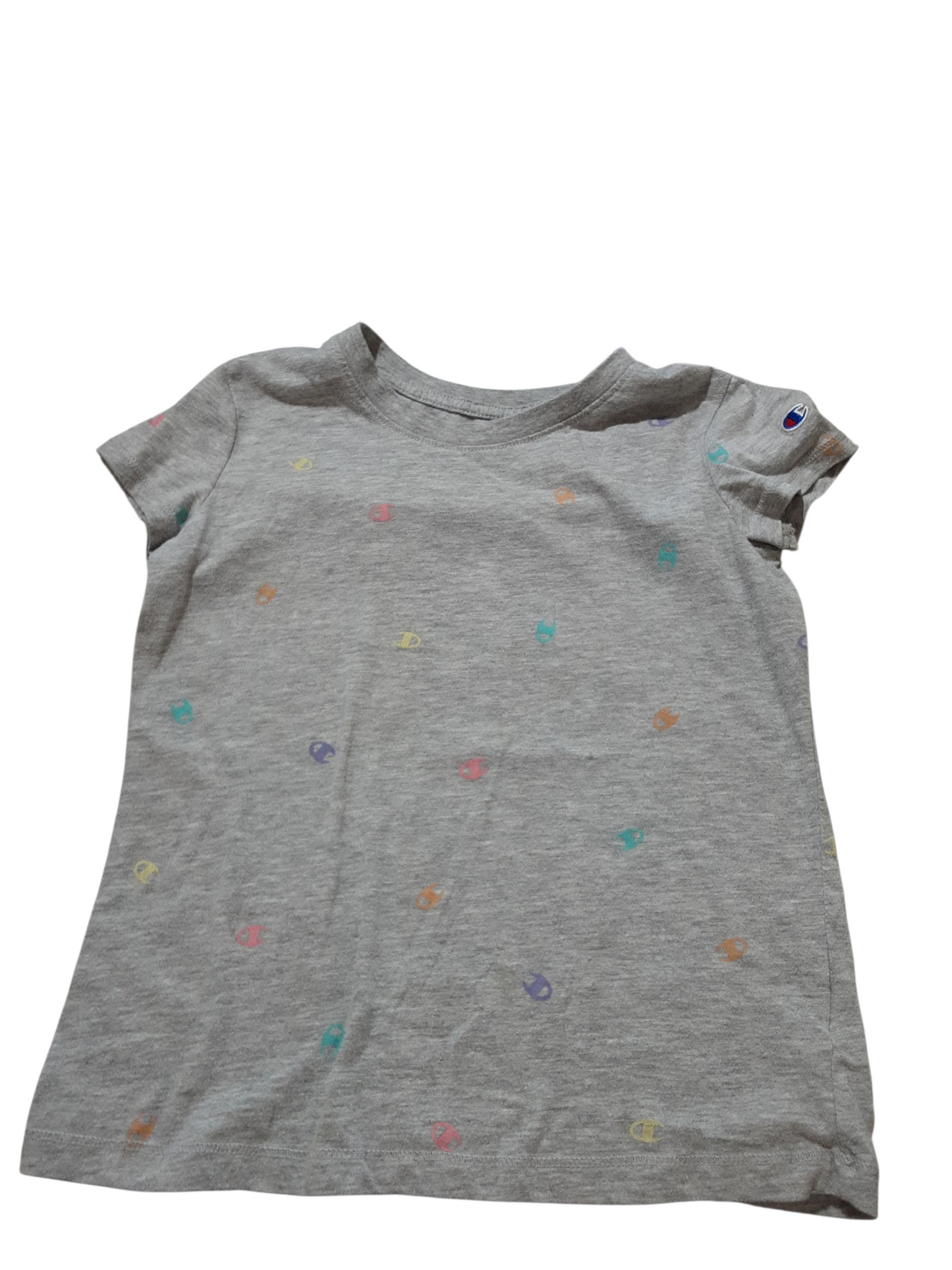 Colorful logo print tee size small