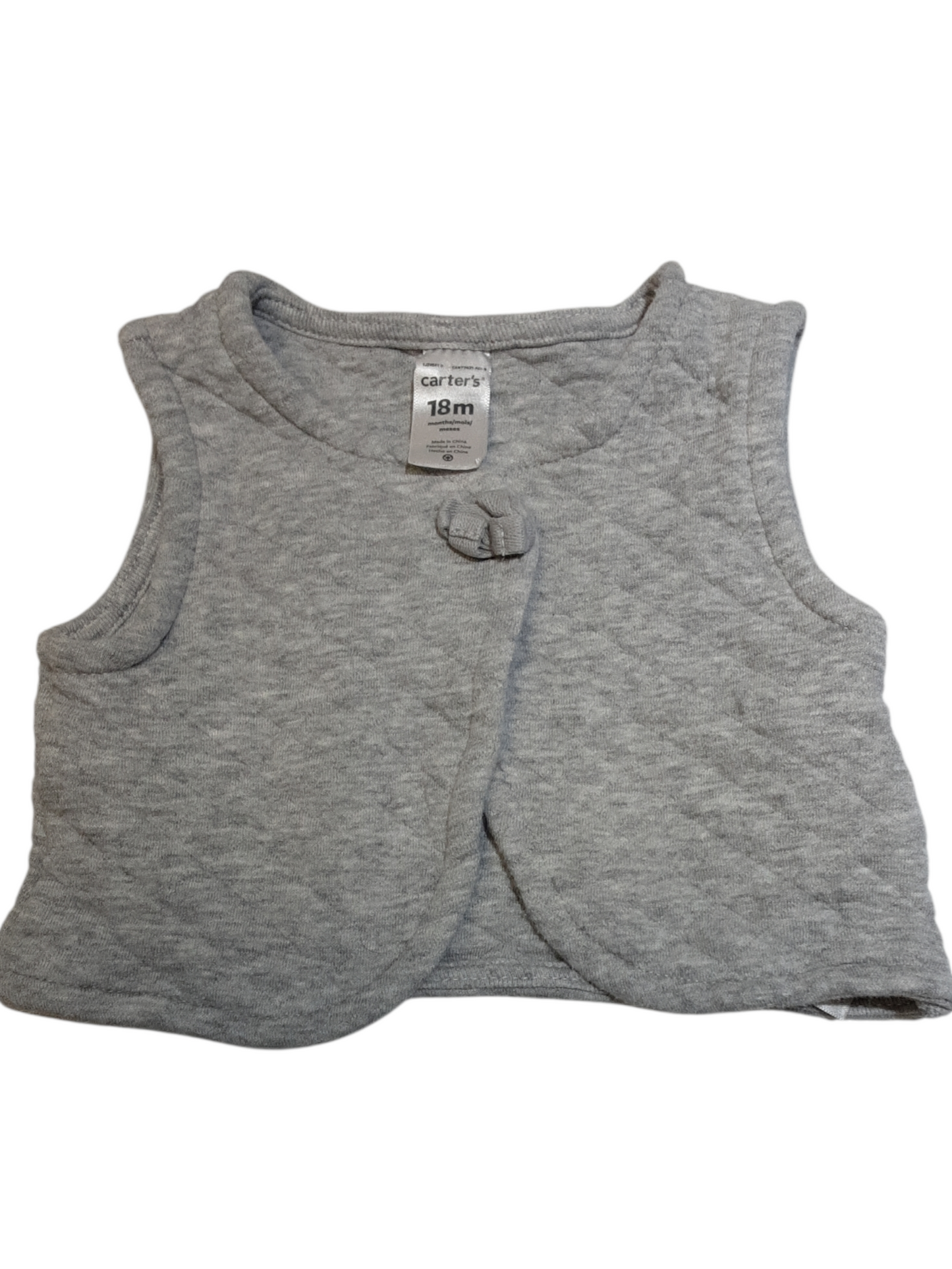Grey vest size 18m