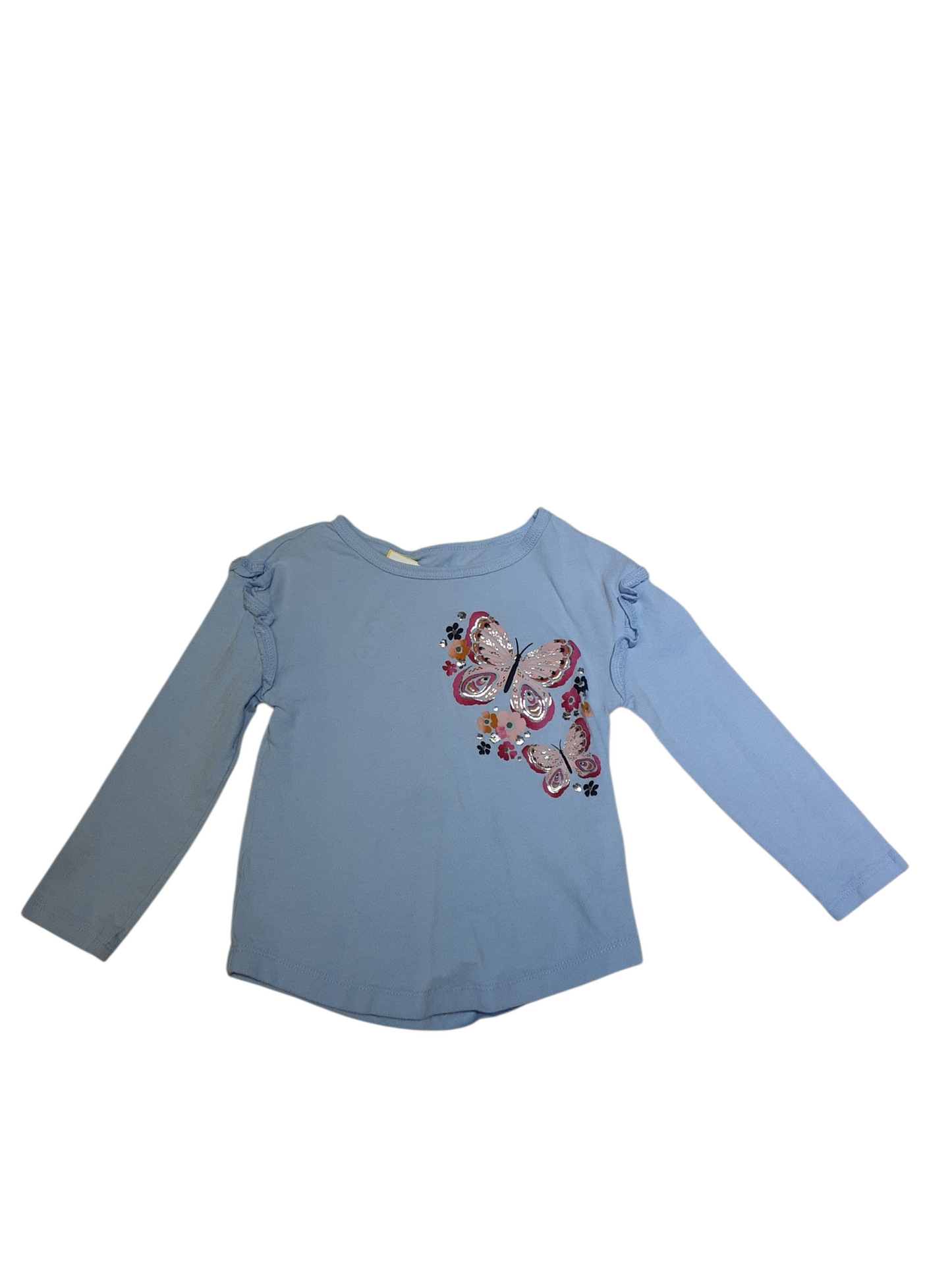 Metallic butterflies size 2