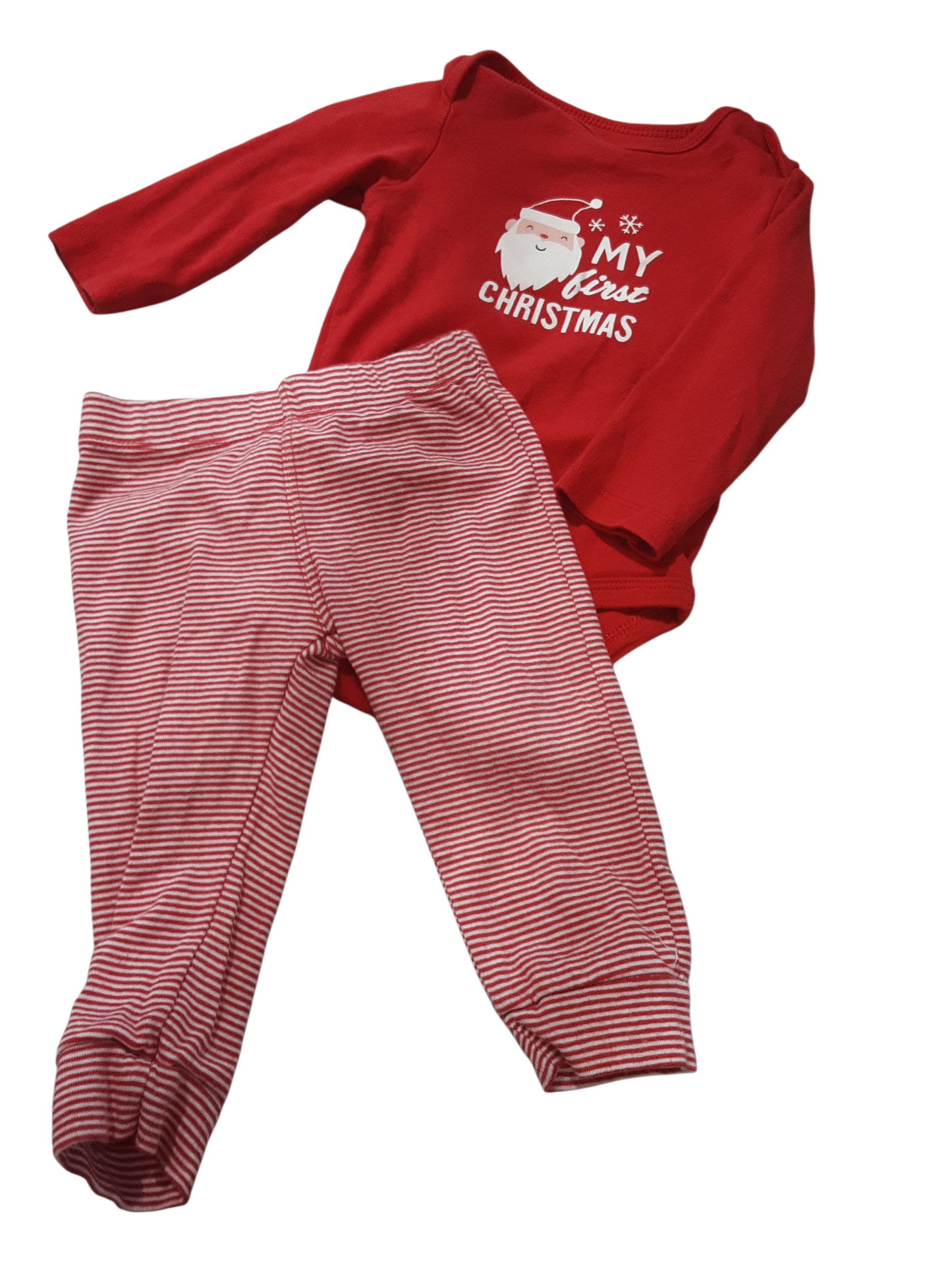 First Christmas 2 pc outfit 12m