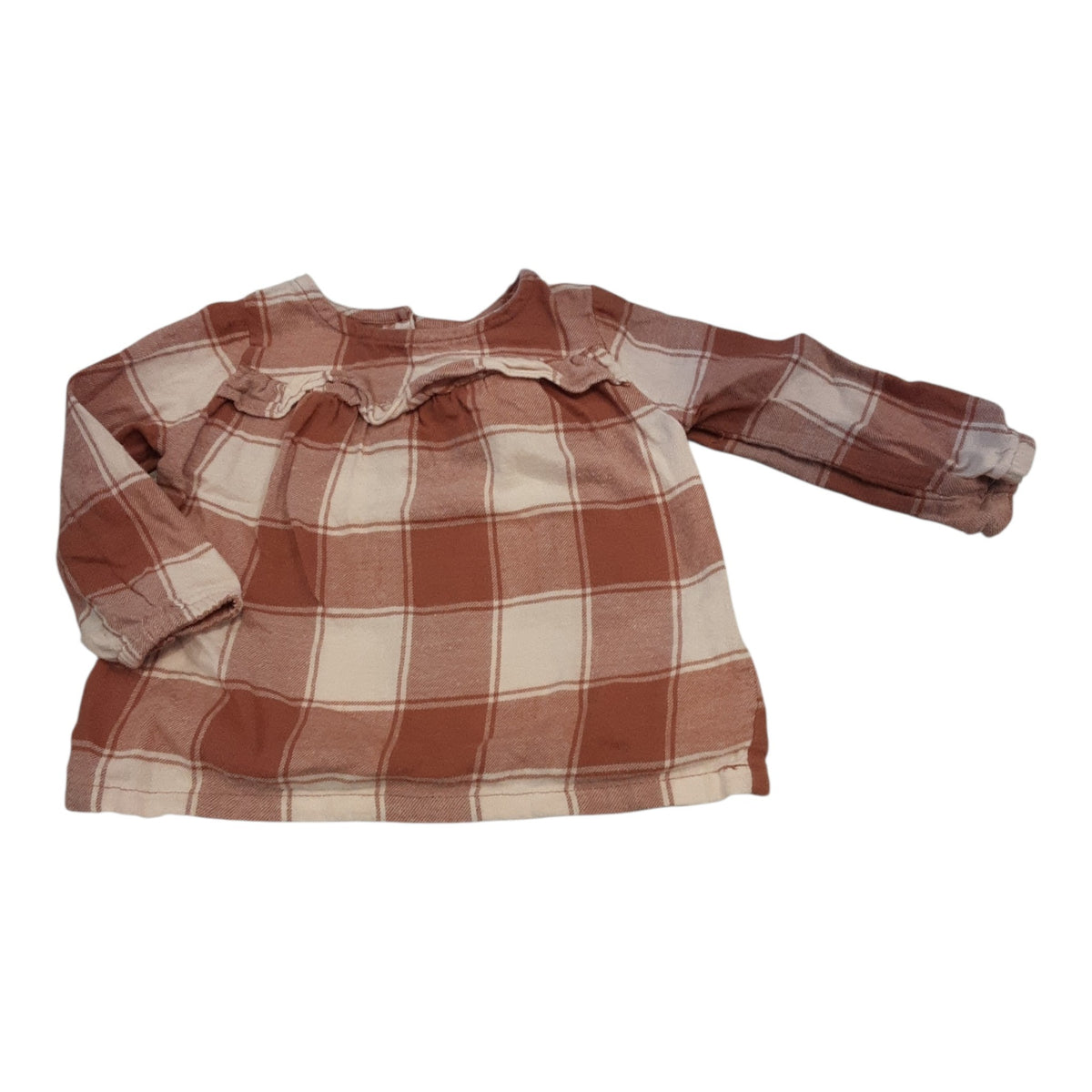Ruffle plaid size 12m
