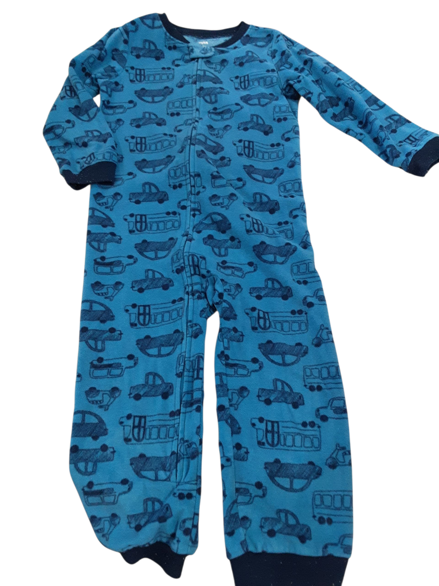 Automobile Footless Fleece Sleeper, size 5 yrs