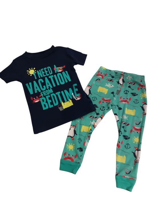I Need a Vacation from Bedtime Pajamas, size  18months