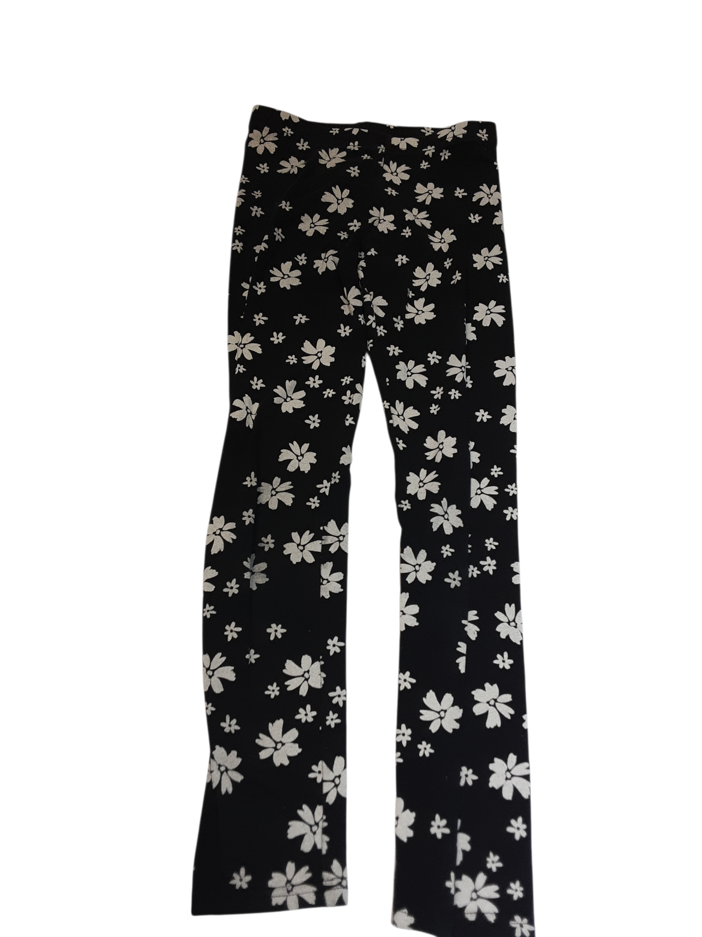 Black & White Floral Leggings size 10-12yrs