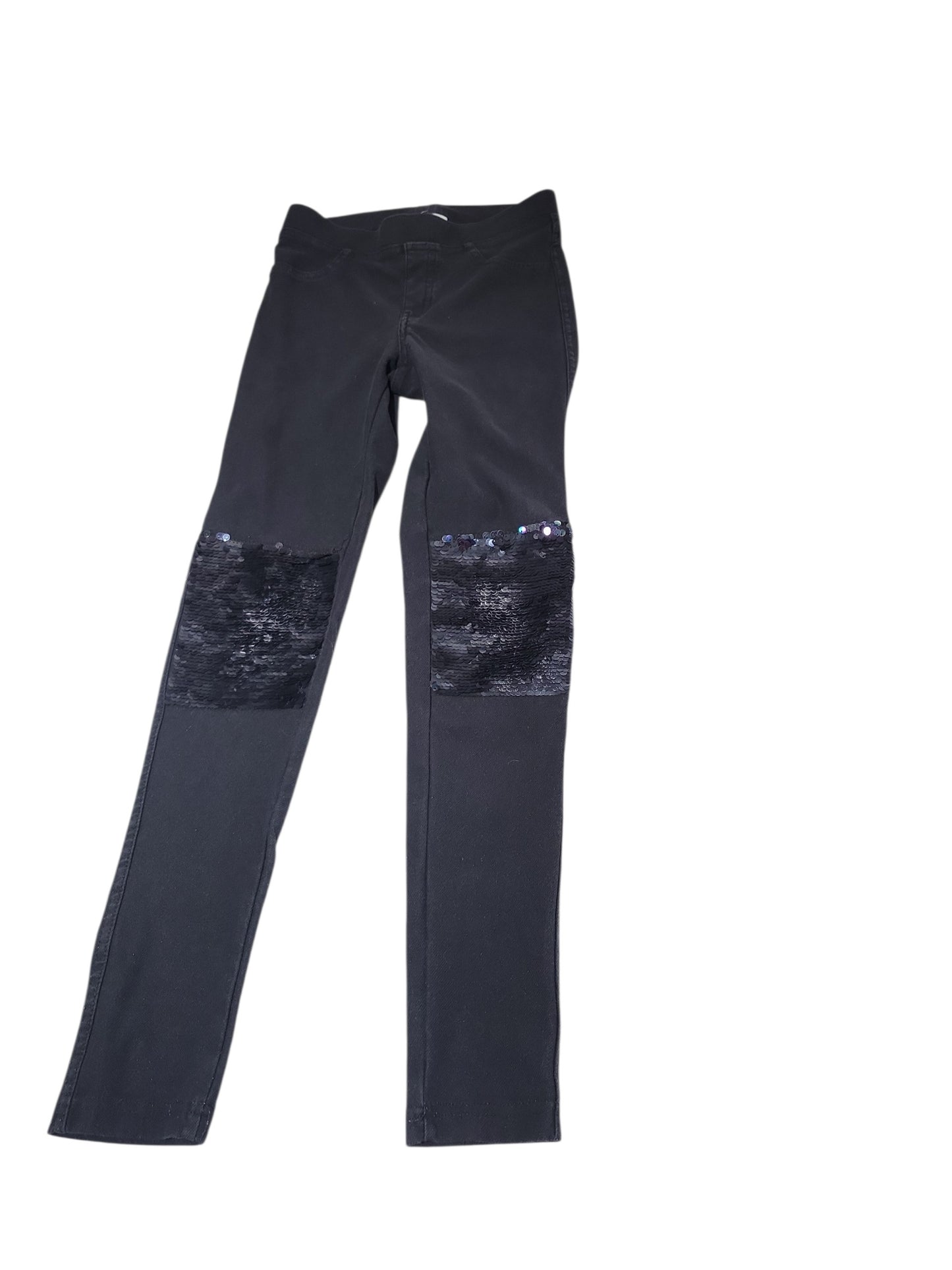 Black jegging with sequins size 9-10