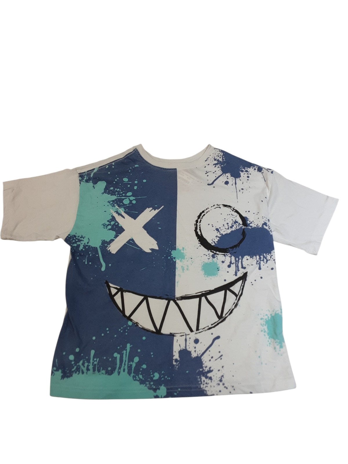 Splatter face print tshirt size 10-12yrs