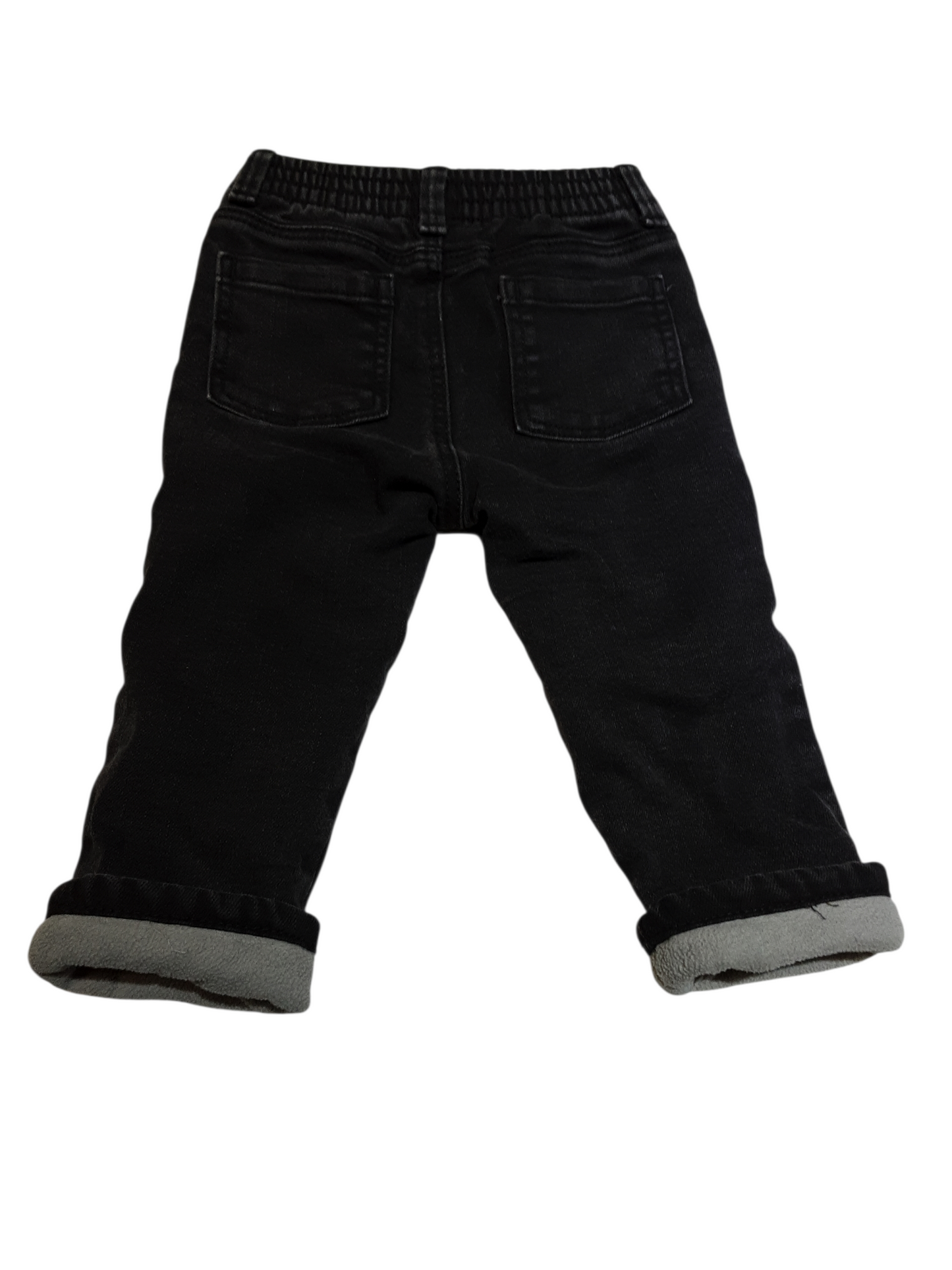 Lined Black denims size 18-24months