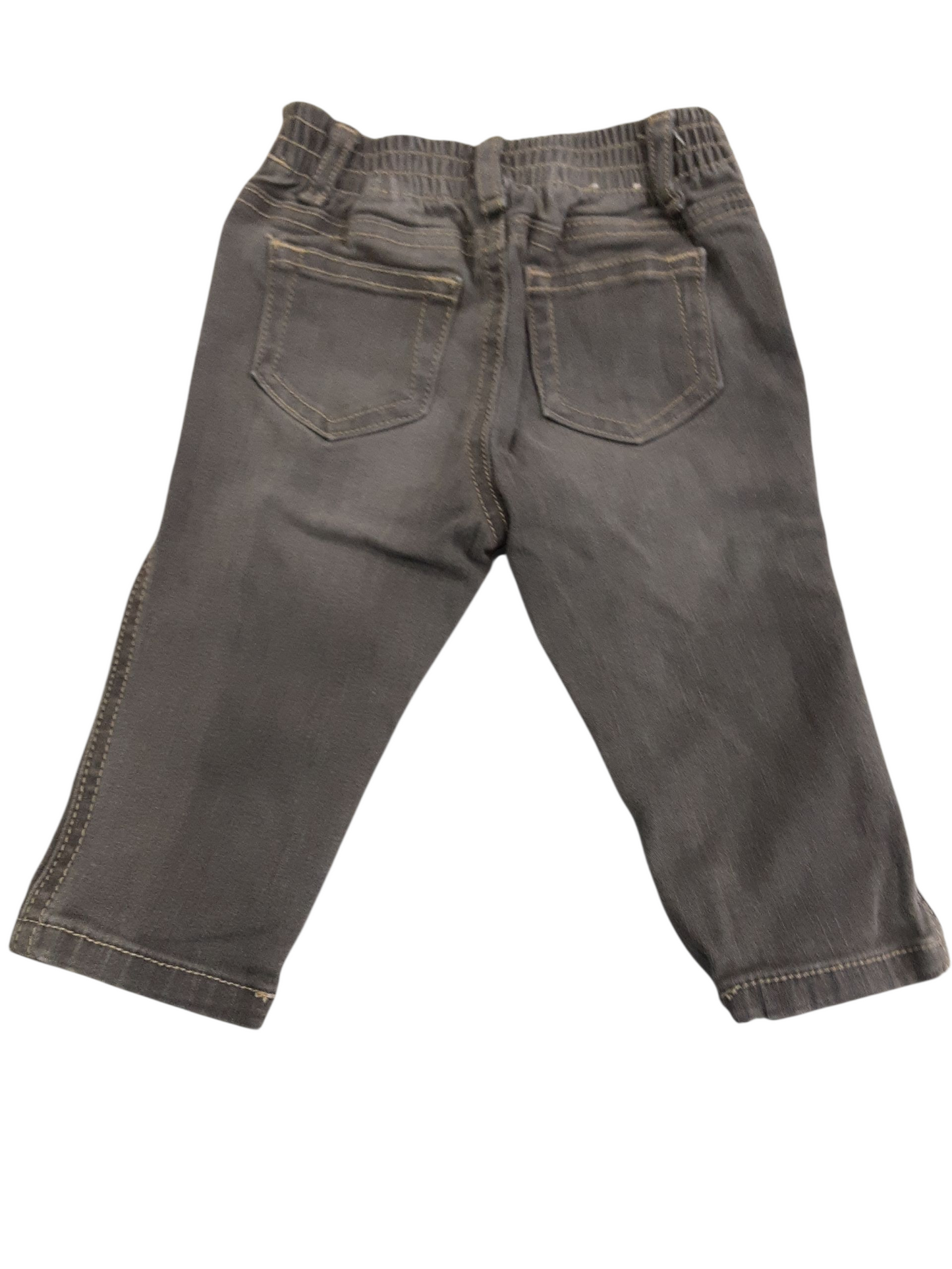 Grey denim with golf elastic waistband,  size 6-12months