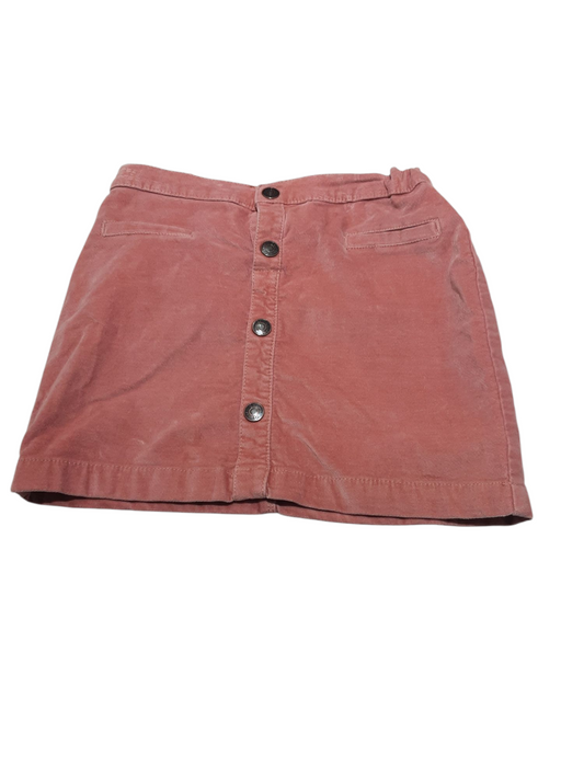 Peach Corduroy Skirt, size 14