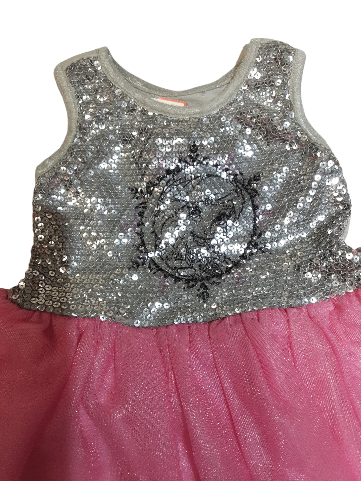Pink tulle & glitter Frozen size 4