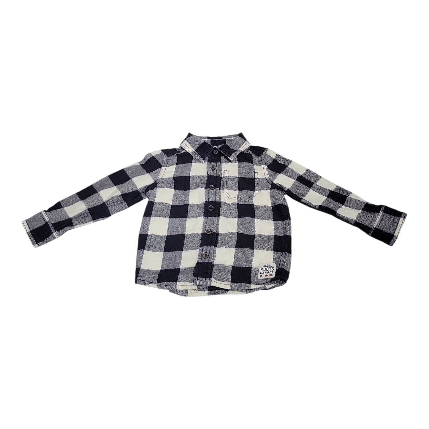 Navy Blue Button Up - Size 2