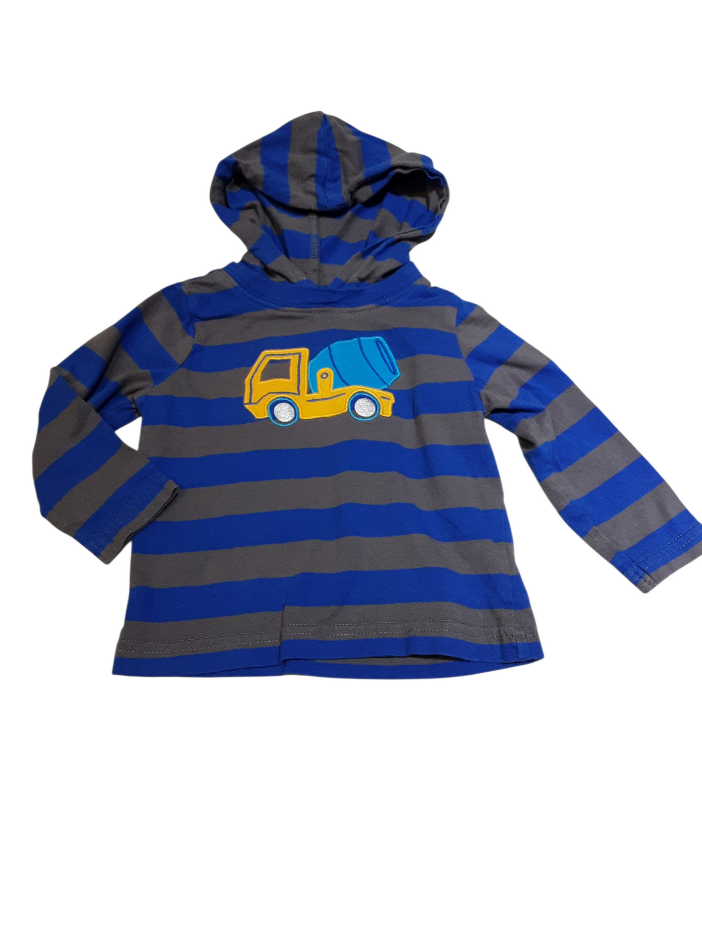 Construction Hooded top size 6-9months