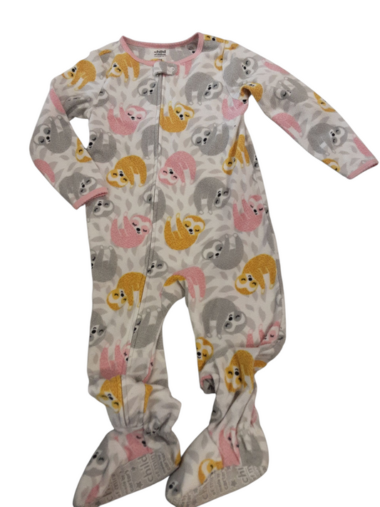 Sleepy sloth 🦥 fleece sleeper size 3