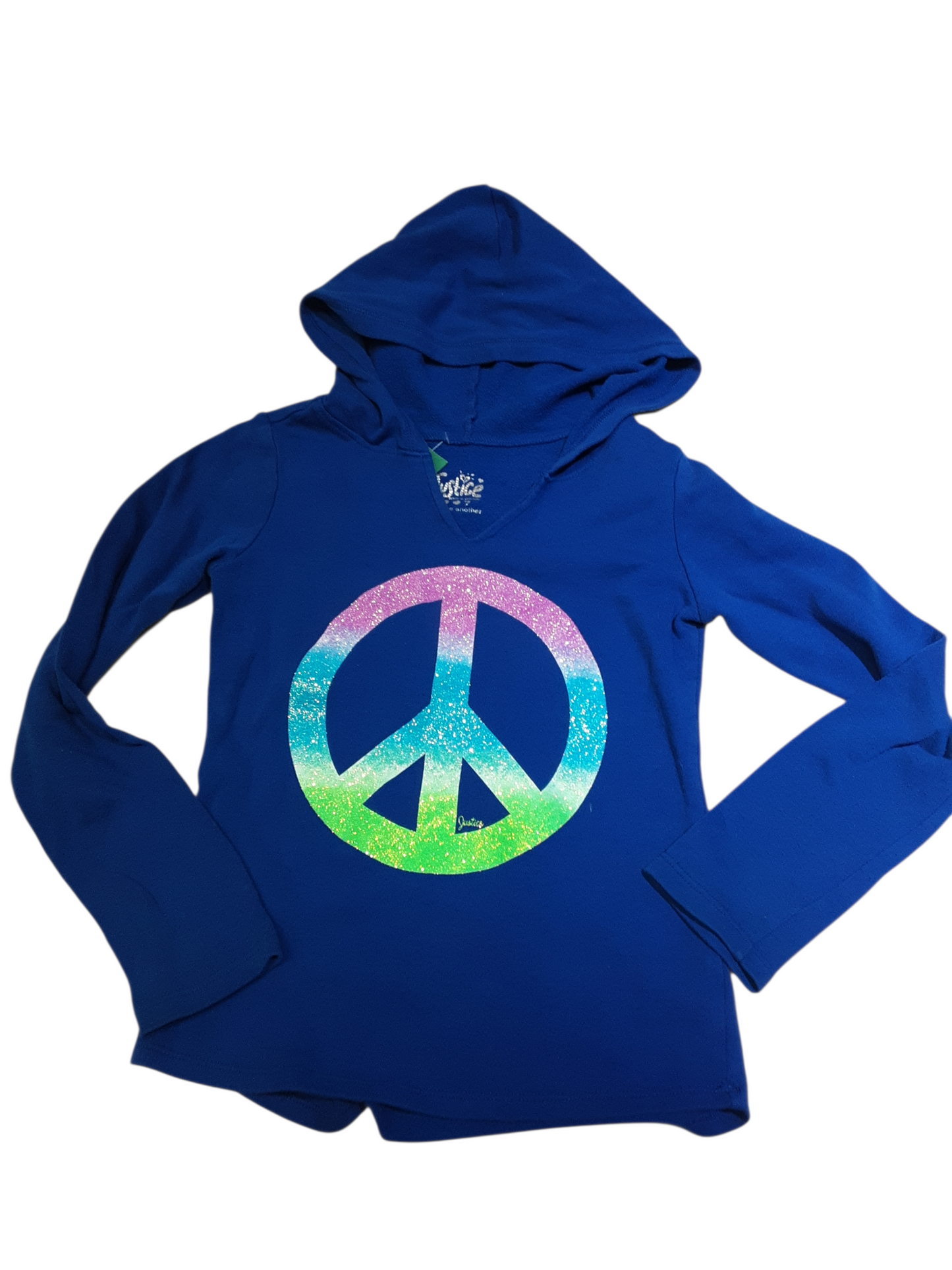 Sparkle Peace Hoodie size 7