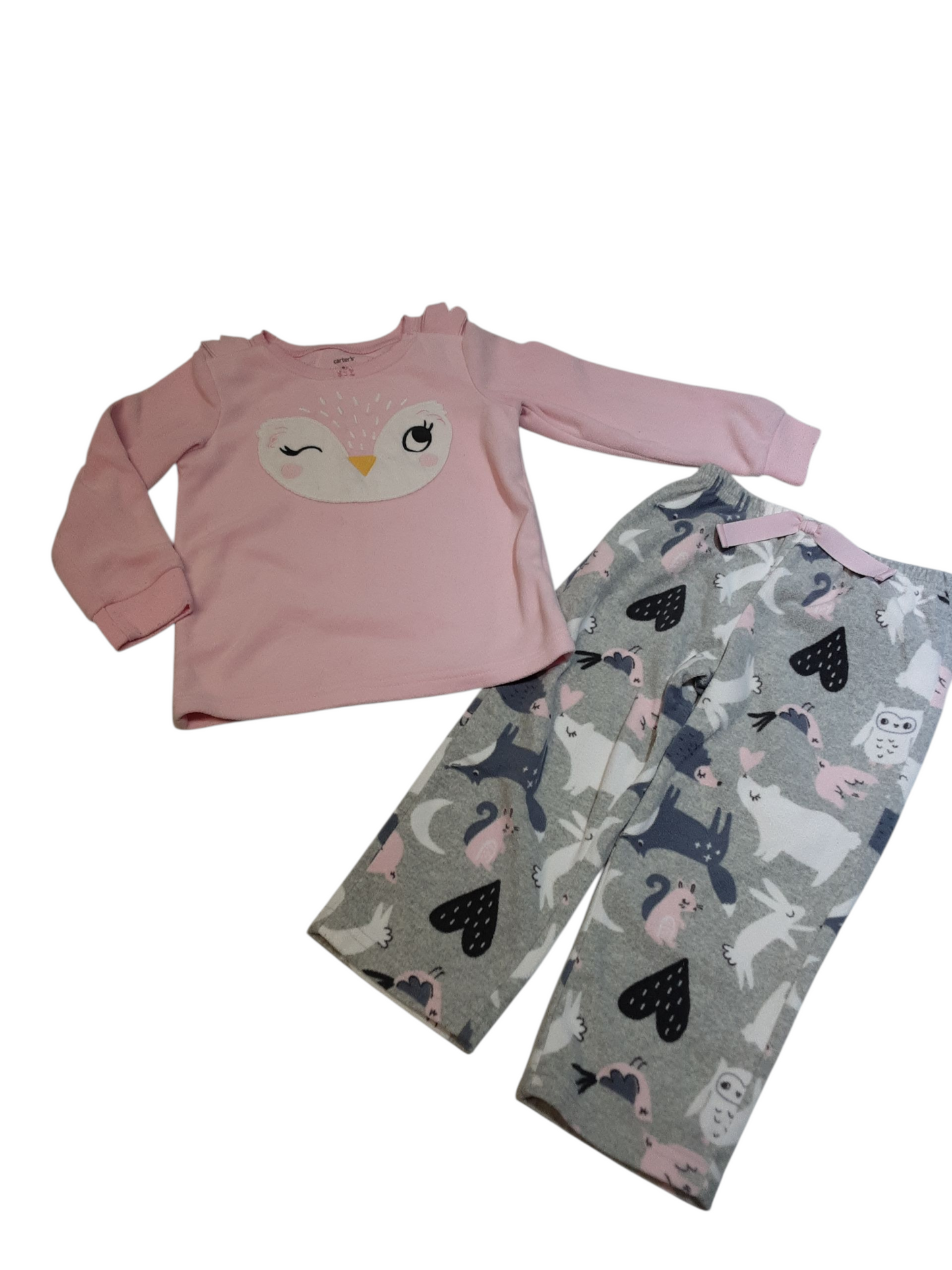 Night night little owl- 2 pc pajamas size 3