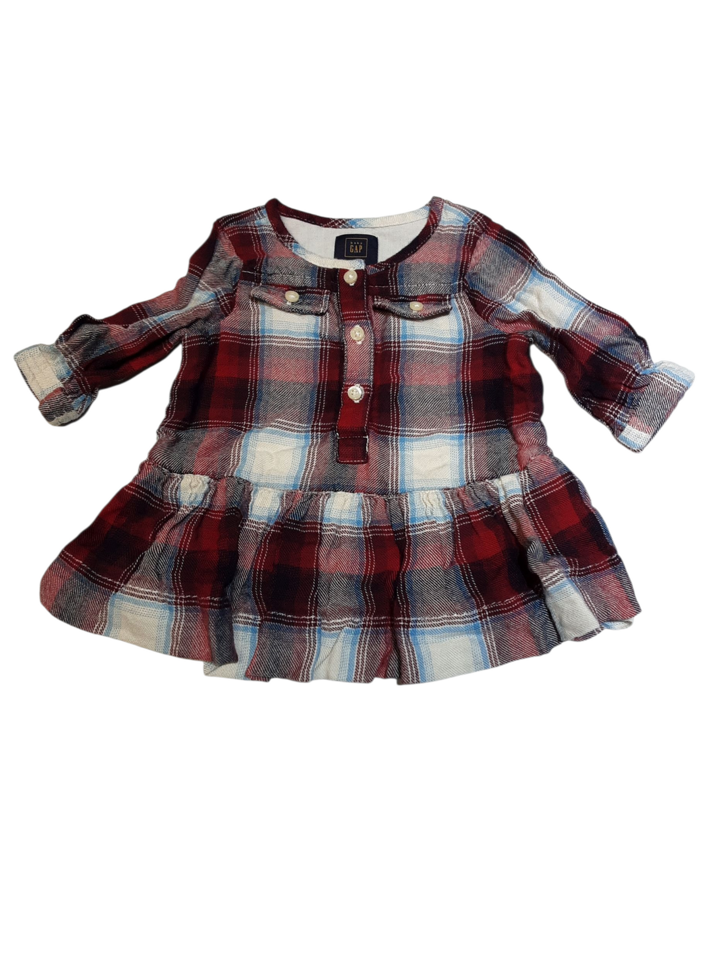 Plaid princess size 0-3m