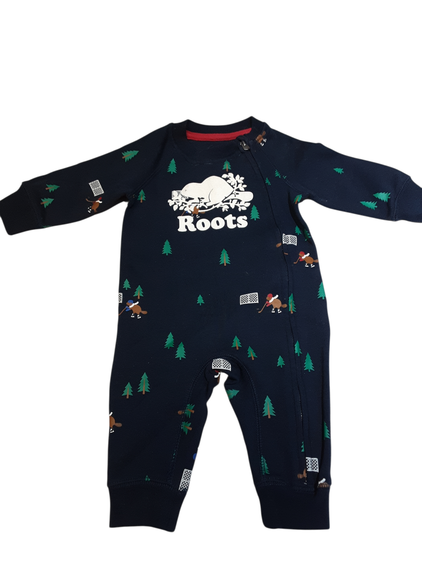 Fleece Canadian Winter Romper size 3-6months