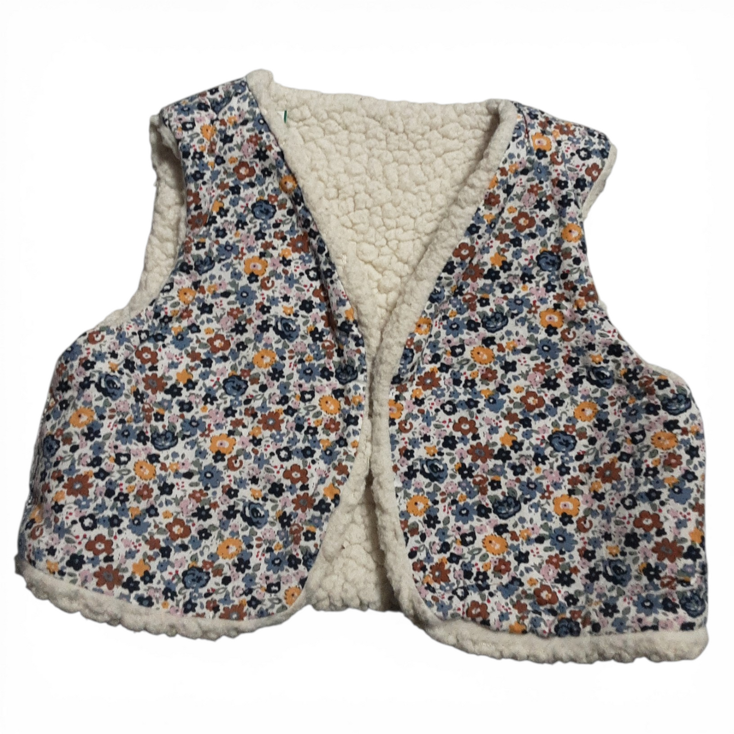 Floral soft vest size 4