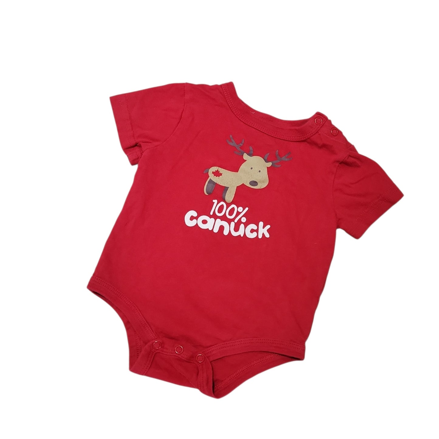 Boys Canada Onesie - Size 6-12m
