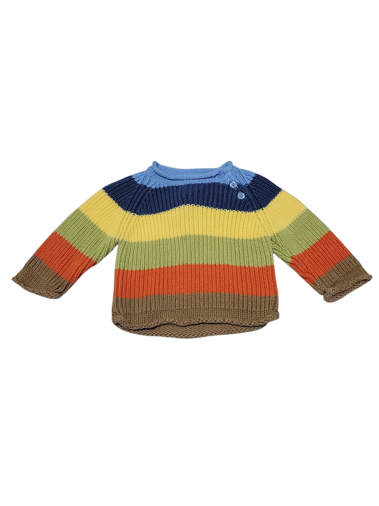 Striped knit sweater 0-3m
