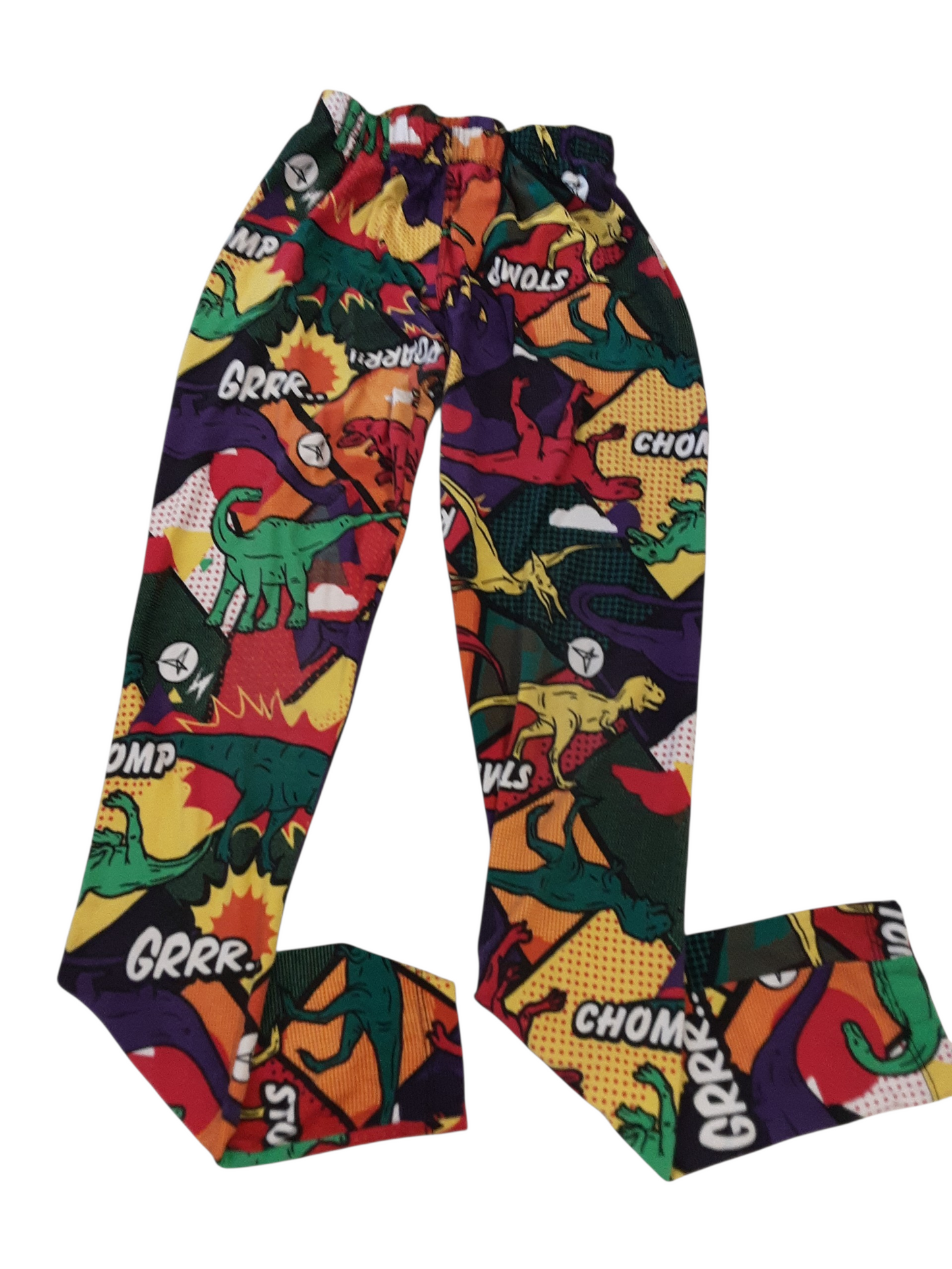 Grrr Chomp Stomp leggings size 10-12yrs