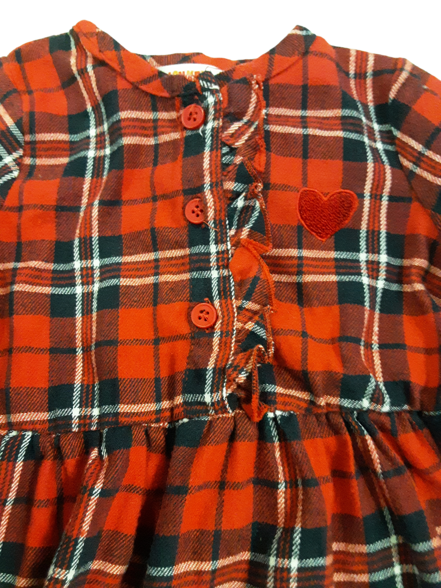 ❤️ a Ruffled Plaid Dress size 18months
