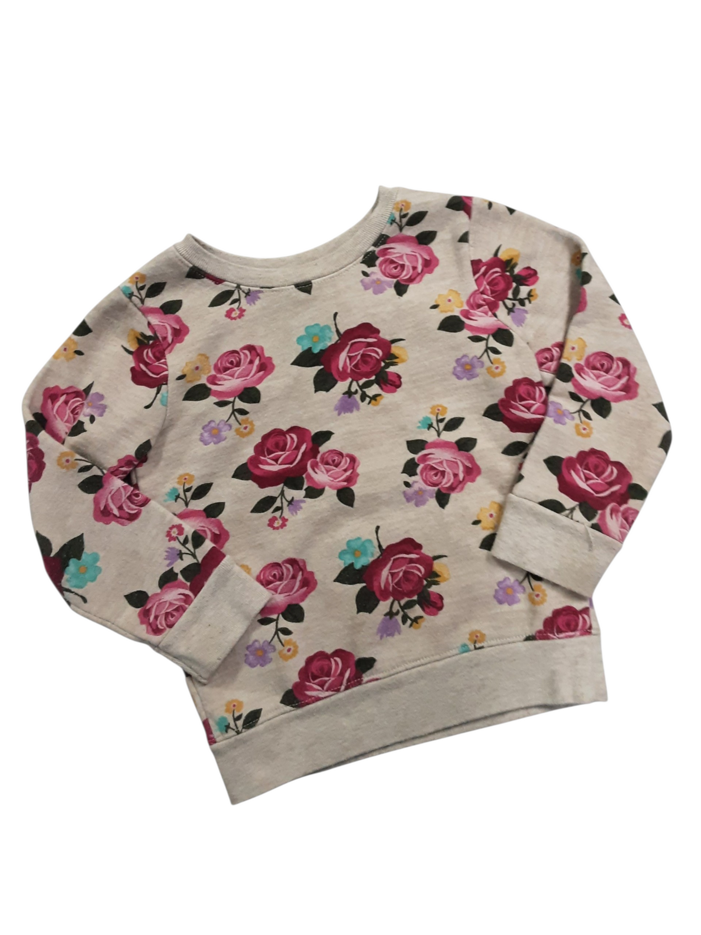 Floral sweater size 2