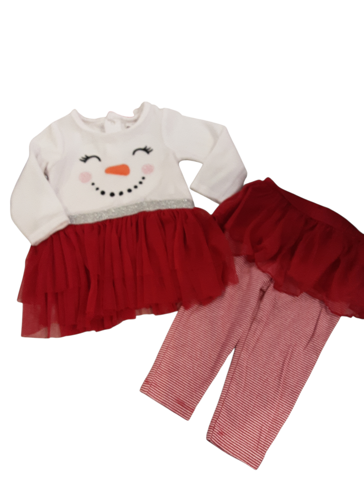 Little Miss Snowman size 12-18months