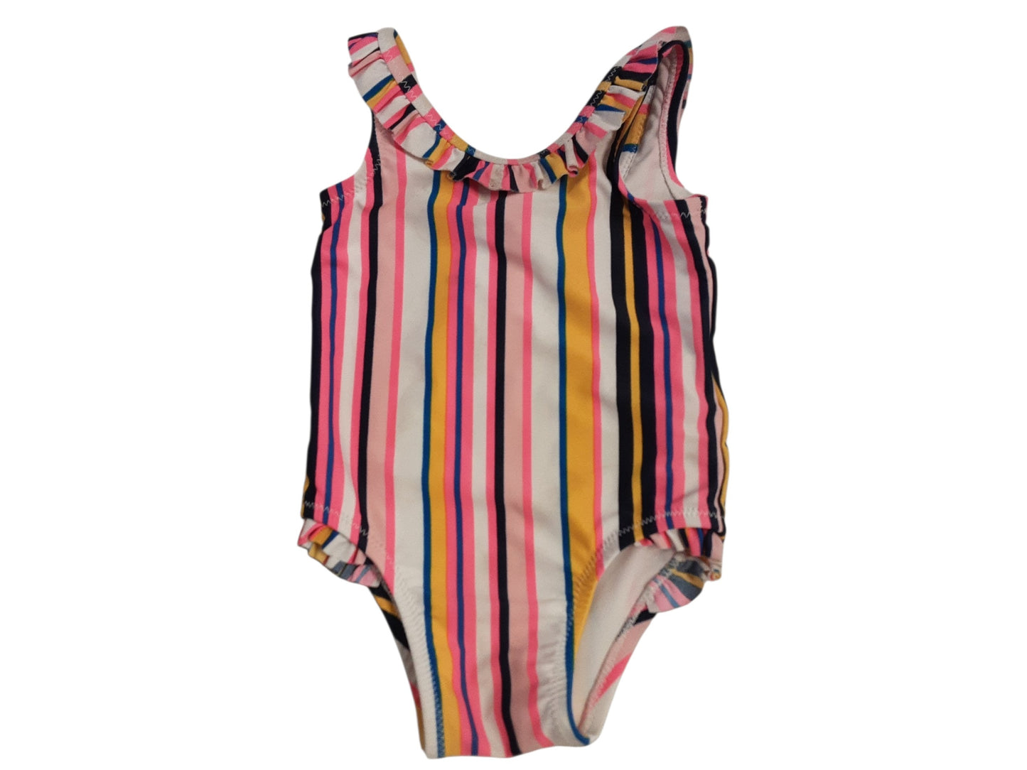 Vibrant stripes swimsuit size 6-12m