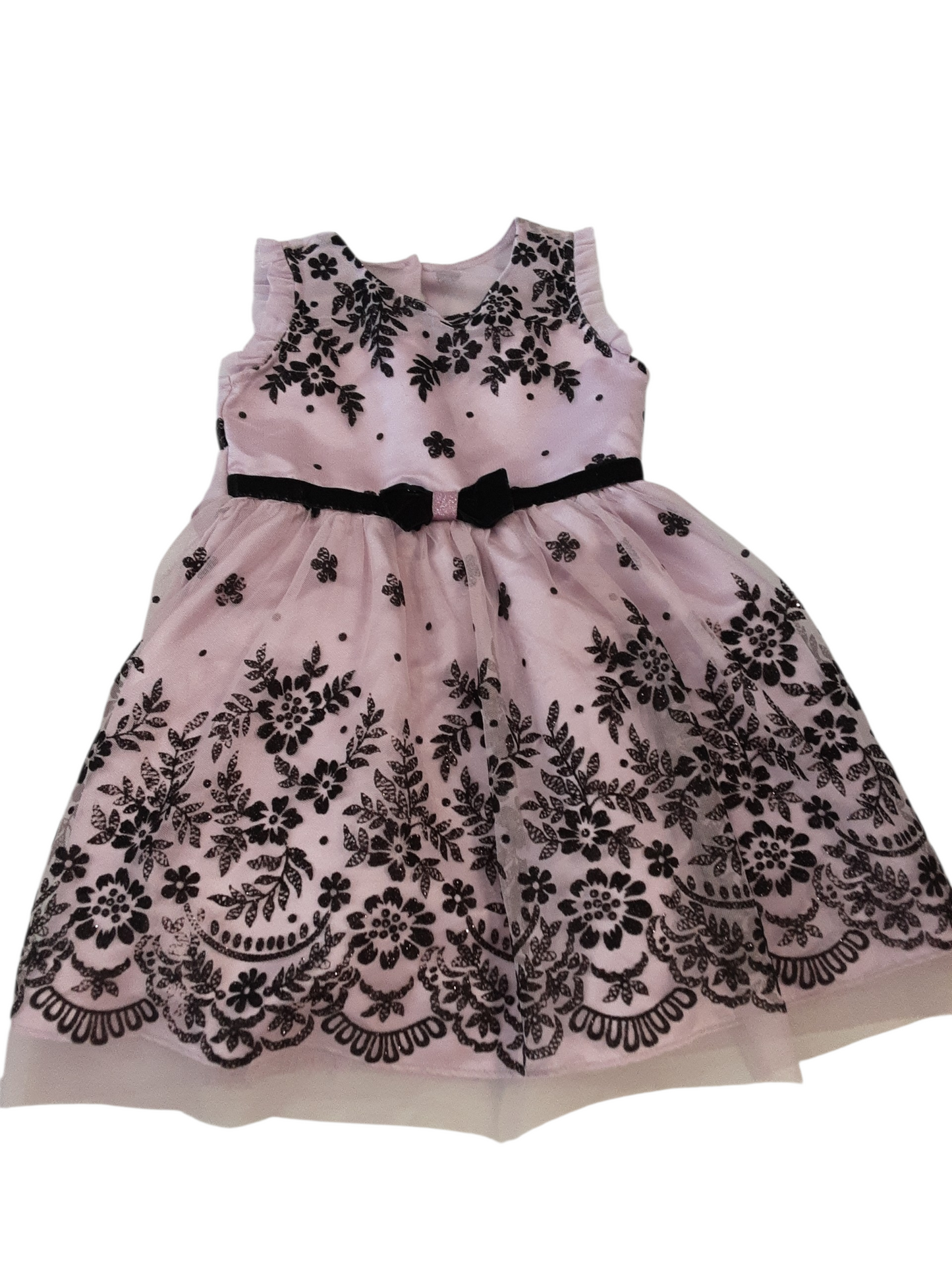 Big sister pink&black dress size 4