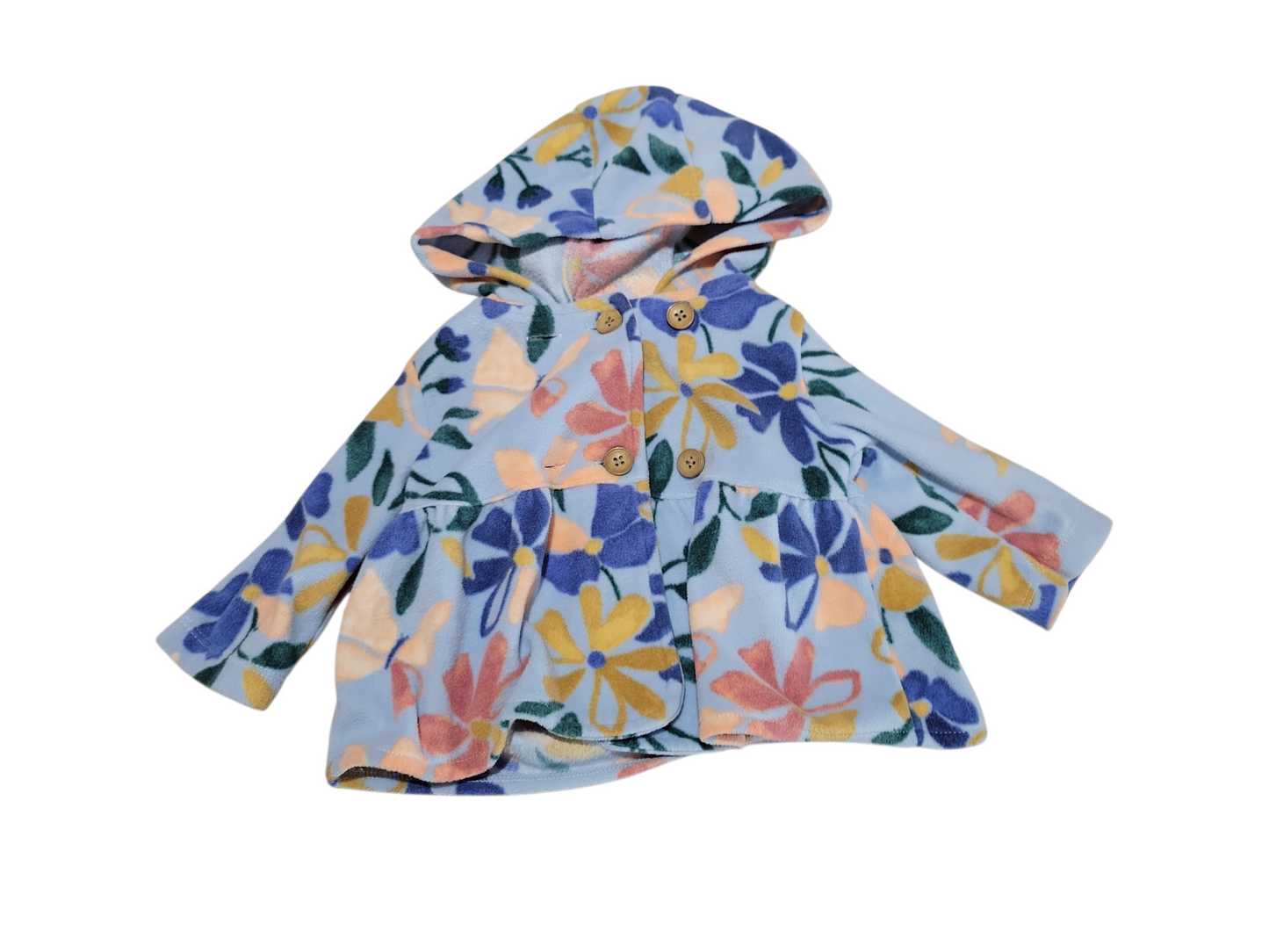 Fleece floral sweater 3m