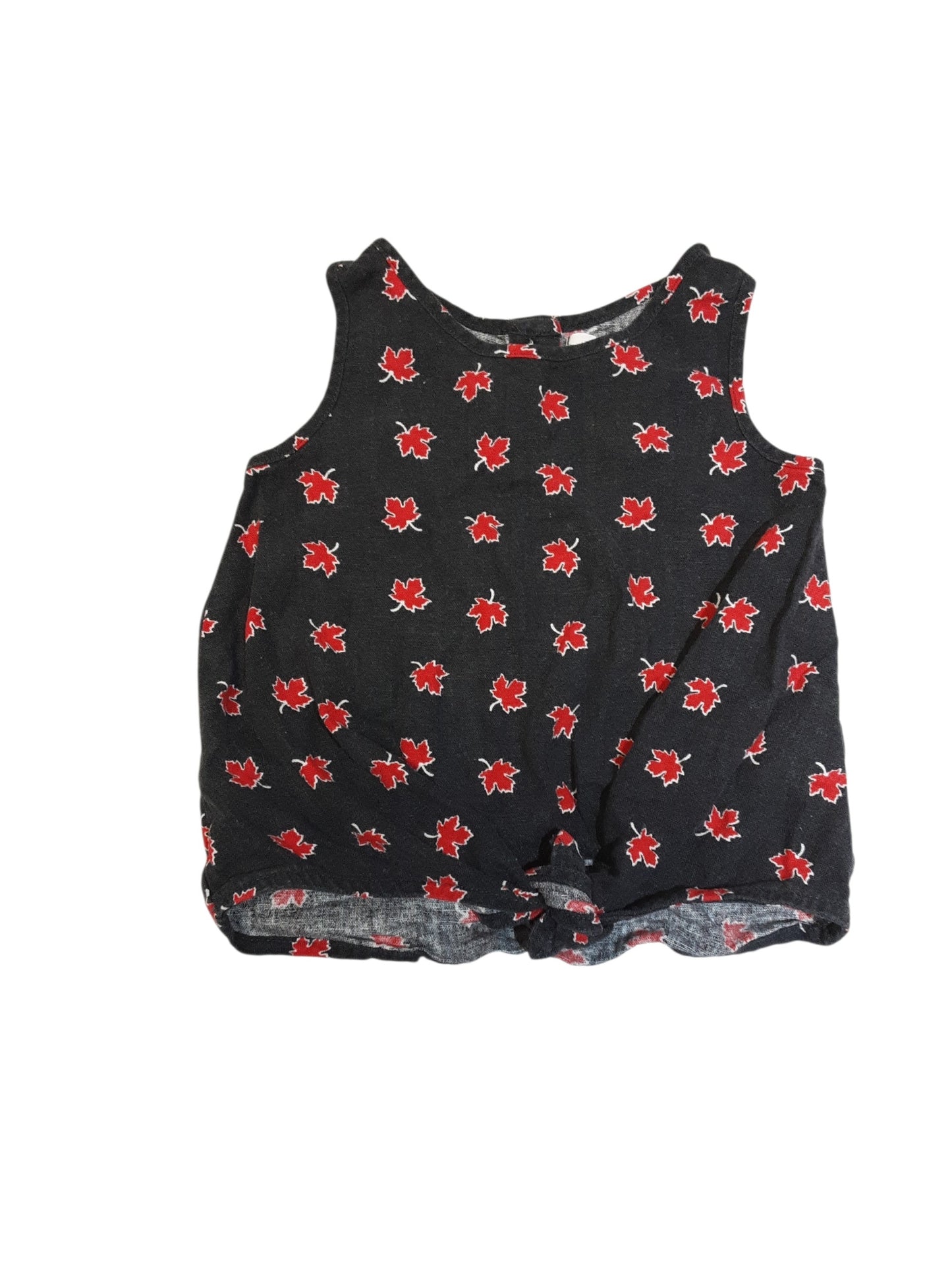 Front tie Maple Leaf top size 5