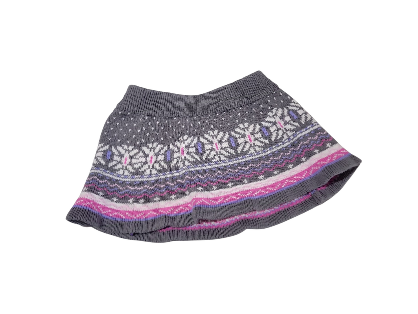 Knit snowy vibes skirt 6m