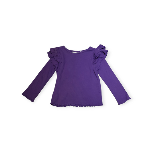 Purple ruffles - size 2